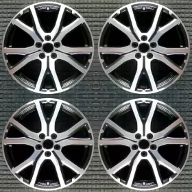 28111fl14a Subaru Impreza Machined With Charcoal Pockets 17 Inch Oem Wheel Set 2017 To 2019