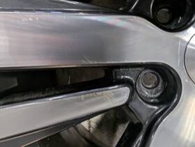 Subaru 560-68861b Wheel 18x7 Alloy Wagon 5 Spoke Limited Light Gray Inlay Fits 18 Legacy 808224