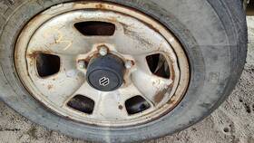 Suzuki 4321077e0039m 1996-98 Sidekick 16ft Steel Wheel Oem 5 Hole Factory Rim #3