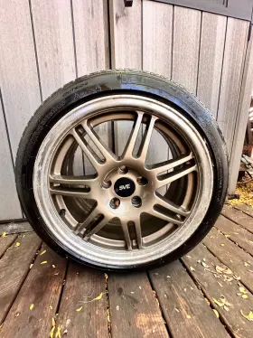 Sve18x9j Sve 18x9 Anniversary Rims And Michelin Winter Tires