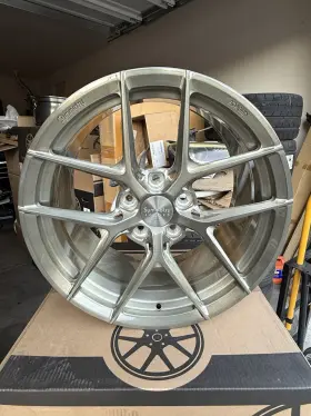 Sf-07 Symmetry Forged Sf07 Wheel 18x9.5 45 5x120. For Fl5 And Fk8 Type R. Set Of 4