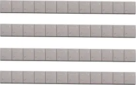 F-067 Taiss 48pcs Wheel Weights Stick On 1/4 Oz 0.25 Adhesive Backed