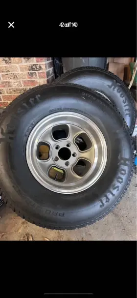 91058678 Team Iii Wheels Pair Of Et Five-window 15 In Wheel 15x10