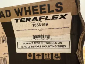 1056159 Teraflex Components Nomad Off Road Wheel 17x8.5 Inch 5x5 Bolt Pattern Titanium Gray