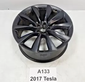 22x9.0j Tesla 1027246 2016-2020 Model X Front Wheel Rim Turbine Black Et 35et