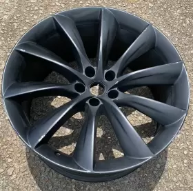 1027247-00-f Tesla 1027247-00-e 2015-2020 Model X Turbine Rear Wheel Rim 22x10 35mm Oem Black