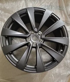 1620226-01-a Tesla Model X 22-24 22 Inch Satin Black Front Alloy Wheel - 1