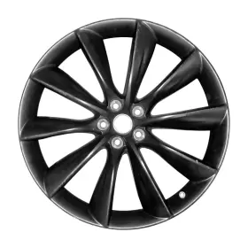 Tesla 196743123493 Refurbished 22x10 Painted Bright Silver Wheel Fits 2016-2017 X