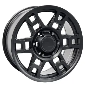 66673-17x7.5-mb-1pc Thewheel Toyota Style Wheel 17x7.5 Inch Trd Auto Rim Matte Black 2pc