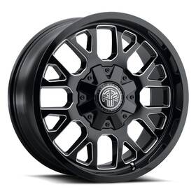 Thret Offroad 802ad-2090vw18-1n Wheels 802 Attitude 20x9.0 18 Black Milled 8x165.1 8x170 Qty 1