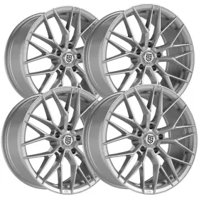 505s-2856535 Tis Set Of 4 505s 20x8.5 5x4.5 Inch 35mm Silver Wheels Rims 20