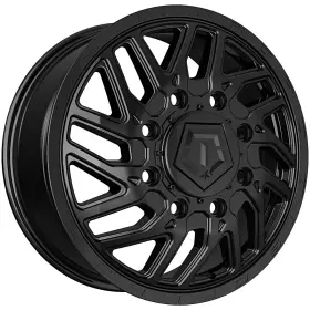 544b-76592fs Tis 544b Dually Front 17x6.5 8x200 129mm Gloss Black Wheel Rim 17 Inch