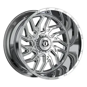 544c-2428951 Tis 544c Rim 24x12 8x180 Offset -51 Chrome Quantity Of 4