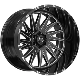 547bm-2626844 Tis 547bm 26x12 6x135/6x5.5 Inch -44mm Black/milled Wheel Rim 26