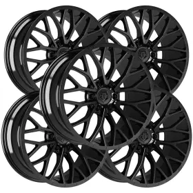 566b-2208319 Tis Set Of 5 566b 22x10 6x5.5 Inch -19mm Gloss Black Wheels Rims 22