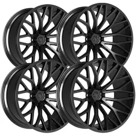 566b-2428344 Tis Set Of 4 566b 24x12 6x5.5 Inch -44mm Gloss Black Wheels Rims 24