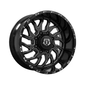 Rims-544bm-2208910s Tis 1 544b 22x10 8x180 125.2 Hub 10 Offset Black Wheel Rim