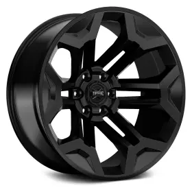 Tw405c-22118704-25 Torque Tw405c Pulse Wheels 22x11 -25 8x170 125.2 Black Rims Set Of 4