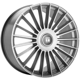 3610-22909s35 Touren Tr10 22x9 5x112/5x120 35mm Silver Wheel Rim 22 Inch