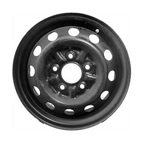 Toyota 4260104090 Refurbished Painted Black Steel Wheel 14 X 5