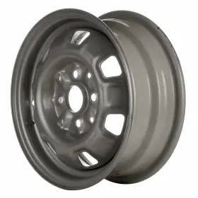 560-69211 Toyota 426011610005 13x5 7 Slot Refurbished Steel Wheel Painted Silver