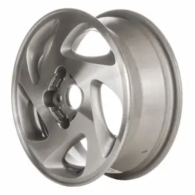 4261102140 Toyota 14x5.5 5 Slot Refurbished Aluminum Wheel Machined And Painted Silver 560-69368