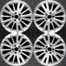 4261102m50 Toyota Corolla Machined With Silver Pockets 16 Inch Oem Wheel Set 2014 To 2019