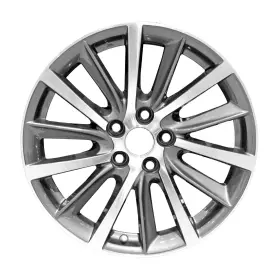 426110e450 Toyota Used Machined And Painted Medium Charcoal Aluminum Wheel 18 X 7.5