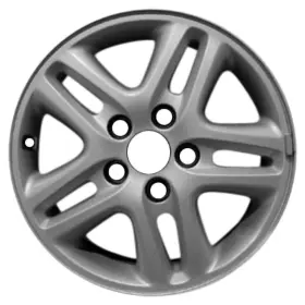 4261142121 Toyota 16x7 5 Double Spoke Used Aluminum Wheel Painted Sparkle Silver 560-69404
