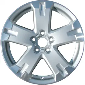 Whl-69509a Toyota 4261142340 18x7.5 5 Spoke Used Aluminum Wheel Machined And Painted Silver