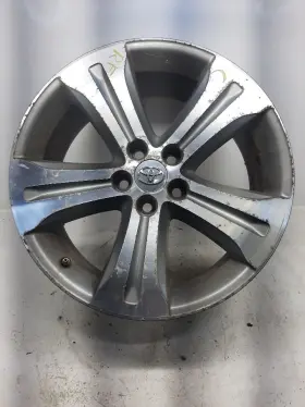 560-69536b Toyota 08 09 10 11 12 13 Wheel Rim 19x7-1/2 Alloy 5 Spoke Silver Inlay 2008-2013 Highlander Ltd