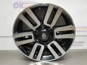 560-69561a Toyota 14-21 4runner Oem 20x7 6 Double Spoke Wheel Rim Black And Machined