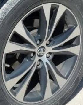 Toyota 560-69628a 2015 Rav4 Oe Wheel Gasoline 18x7-1/2 Black Inlay