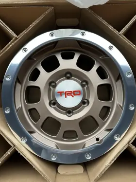 Ptr56-35220 Toyota New Set 4 Tacoma Baja Fj Trd Oem Wheels Bronze Beadlock Rims With Caps 16