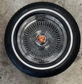 Tw14x7s Truewire Cadillac 14x7 Inch Standard 100 Spokes Knockoff Style Hankook Tire Package New