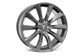 St1985511435sy Tsportline Set Of 4 Tst Wheels 19x8.5 Inch Flow Forged Space Gray Tesla Model 3