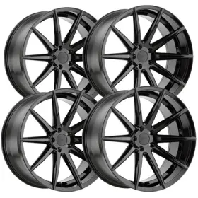 1985clp325112b66 Tsw Set Of 4 Clypse 19x8.5 5x112 32mm Gloss Black Wheels Rims 19 Inch