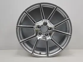 Qmn629db201 Tsw Wheel Rim Chrono 20x10 5x112 40mm Silver / Mirror Cut 20 Inch Rf