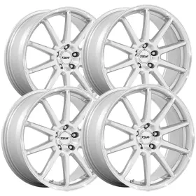 Tw004sd20905720 Tsw Set Of 4 Tw004 Canard 20x9 5x112 20mm Silver Wheels Rims 20 Inch