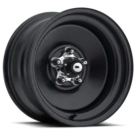 68-8855 U.s. Wheel Matte Black Rat Rod Series 68 Size 17 X 8 Bolt Circl