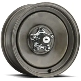 69-5434 U.s. Wheel Raw Finish Rat Rod Series 69 Size 15 X 14 Bolt Circl