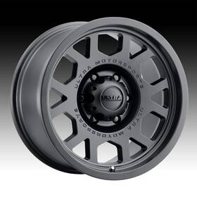 Ultra 114-8985sb 01 4/ultra 114sb The Chief Satin Black 18x9 5x5.5 1mm 114-8985sb 01