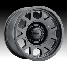 114-8985sb Ultra 01 4/ultra 114sb The Chief Satin Black 18x9 5x5.5 1mm