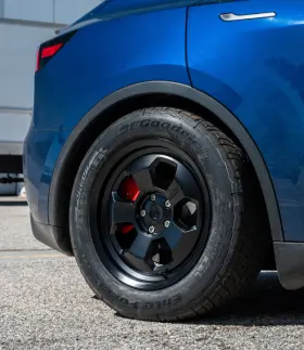 Upfit18 Unplugged Performance Upfit Pd 18 Inch Black Wheels New Tires For Tesla Model Y