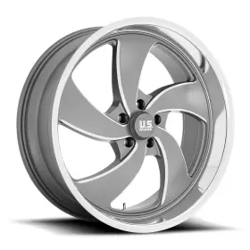 U133228573 Us Mag 1pc 01l 22x8.5 1 U133 Desperado 5x5.0 Anthracite Diamond Wheels Set Of 4