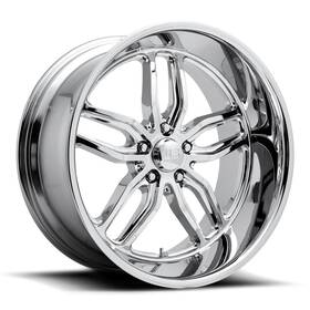 Us Mag U12718956152 Cten U127 Rim 18x9.5 5x120.65 Offset 1 Chrome Quantity Of 4
