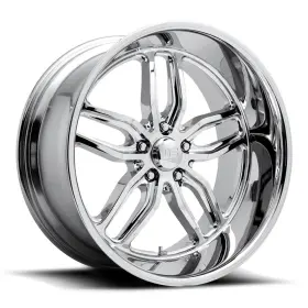 U12718956152 Us Mag Cten U127 Rim 18x9.5 5x120.65 Offset 1 Chrome Quantity Of 4