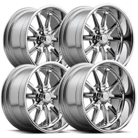 U11017807345 Us Mags Set Of 4 U110 Rambler 17x8 5x5 Inch 1mm Chrome Wheels Rims 17