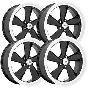 Us Mags U13622907355l Set Of 4 U136 Ts 22x9 5x5 Inch 15mm Gloss Black Wheels Rims 22