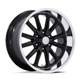 Uc145bd20806801 Us Mags 20x8 Uc145 Rambler 6 Gloss Black Diamond Cut Wheels 6x5.5 1mm Set Of 4